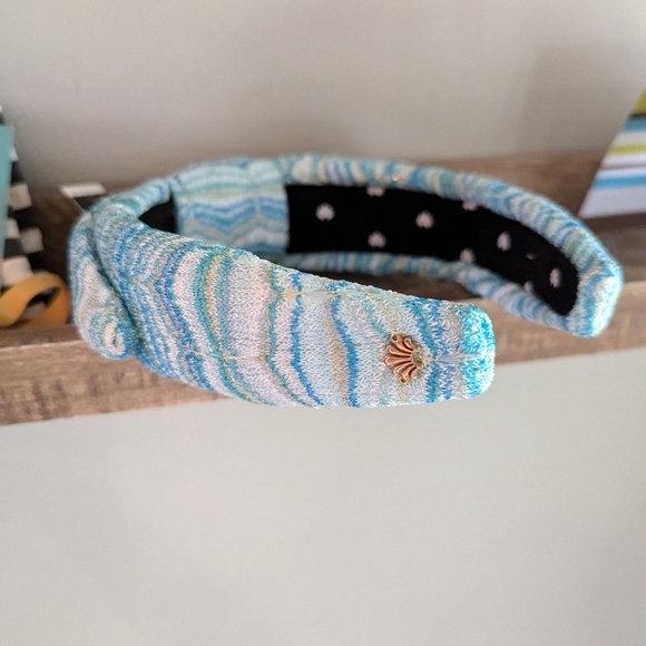 NWT Lele Sadoughi blue ombre headband main image 6